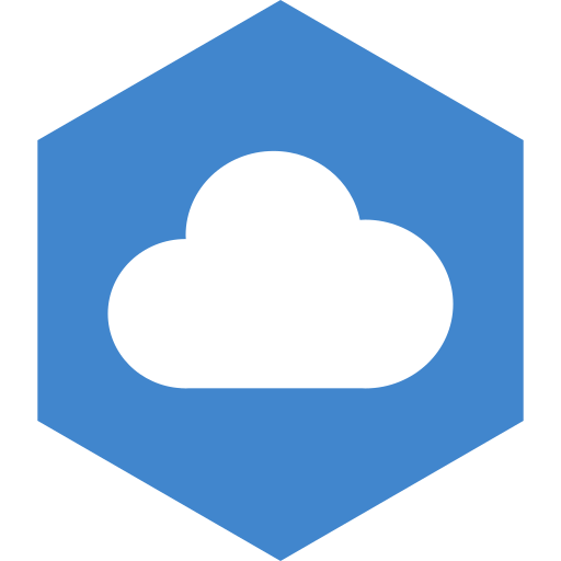 Cloudapp, hexagon, media, social icon - Free download