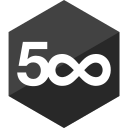 gloss, hexagon, media, social, 500, pixel