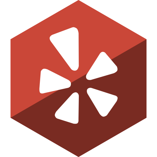Gloss, hexagon, media, social, yelp icon - Free download