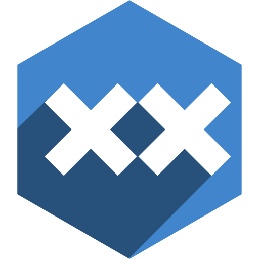 Animexx, hexagon, media, shadow, social icon - Free download