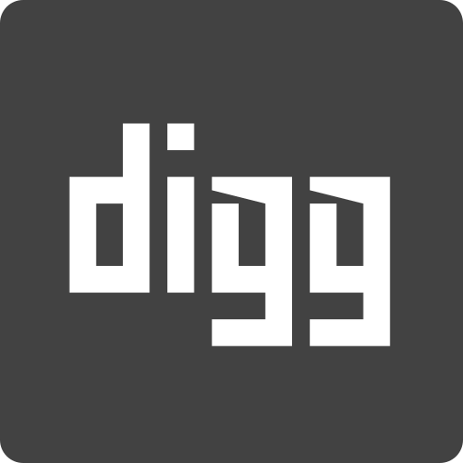 Digg, media, social, square icon - Free download