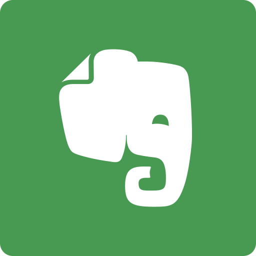 Evernote, media, social, square icon - Free download