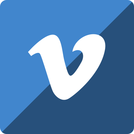 Gloss, media, social, square, vimeo icon - Free download