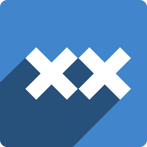 Animexx, media, shadow, social, square icon - Free download