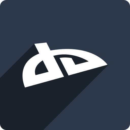 Deviantart, media, shadow, social, square icon - Free download