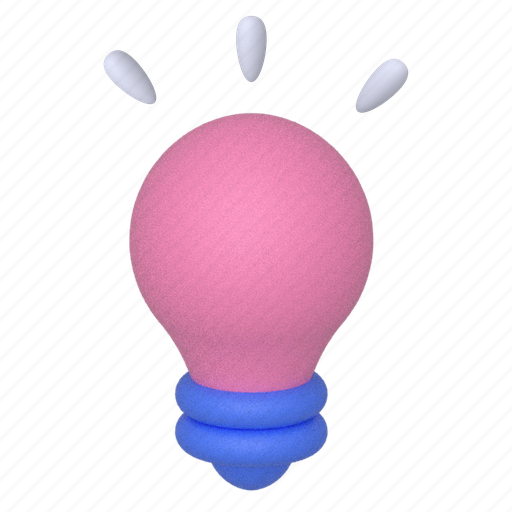 Bulb, creative, idea, lamp, electricity, light, electric 3D illustration - Download on Iconfinder