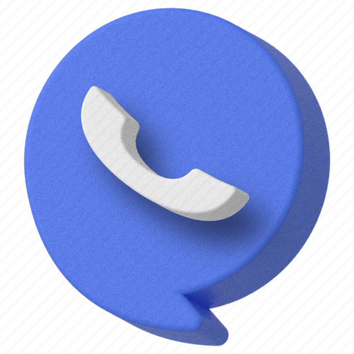 Call, communication, phone, cell, handset, talk, ring 3D illustration - Download on Iconfinder