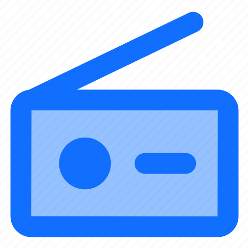 Radio, commination, media, antenna, retro icon - Download on Iconfinder