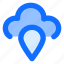 cloud, location, pin, storage 