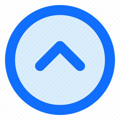 Up, sign, circle, upload, arrow, send, direction icon - Download on Iconfinder