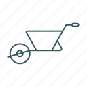active, basket, cart, down, shopping, trolley icon
