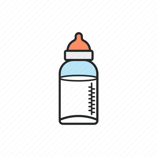 Baby, baby's teat, bottle of milk, milk icon - Download on Iconfinder