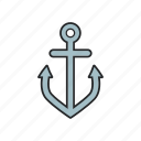 anchor, big anchor, sailor, ship