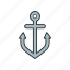 anchor, big anchor, sailor, ship 