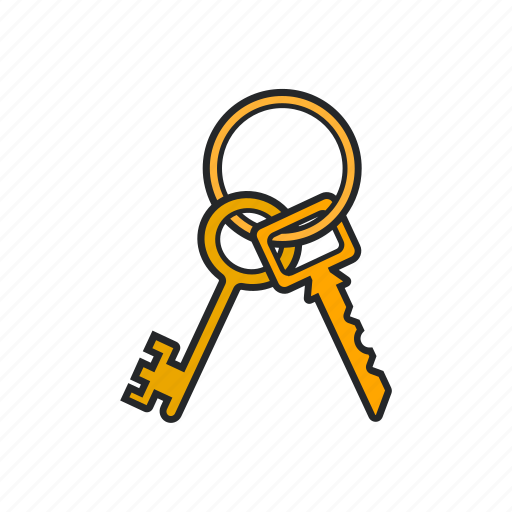Golden key, key, keys, lock icon - Download on Iconfinder