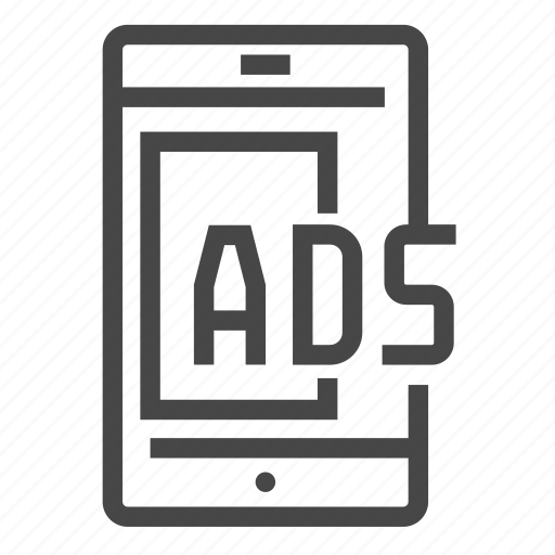 Ads, mobile, online marketing, promotion icon - Download on Iconfinder