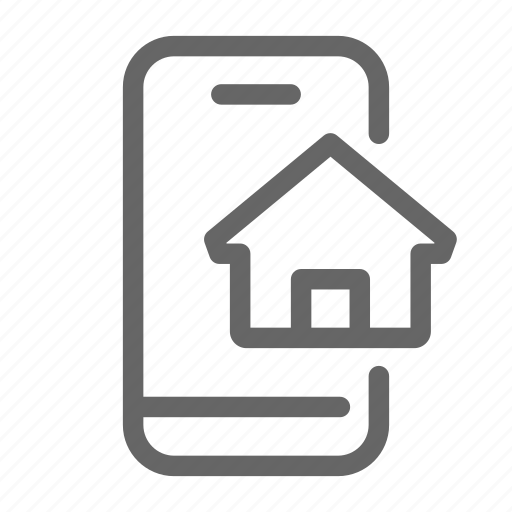 Smartphone, smart, mobile, control, phone, house, home icon - Download on Iconfinder