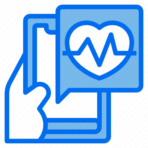 Heart, rate, app, smartphone, mobile, technology icon - Download on Iconfinder