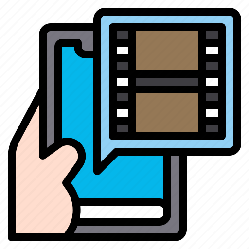Film, movie, app, smartphone, mobile, technology icon - Download on Iconfinder