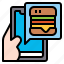 food, app, smartphone, mobile, technology 