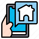 house, app, smartphone, mobile, technology