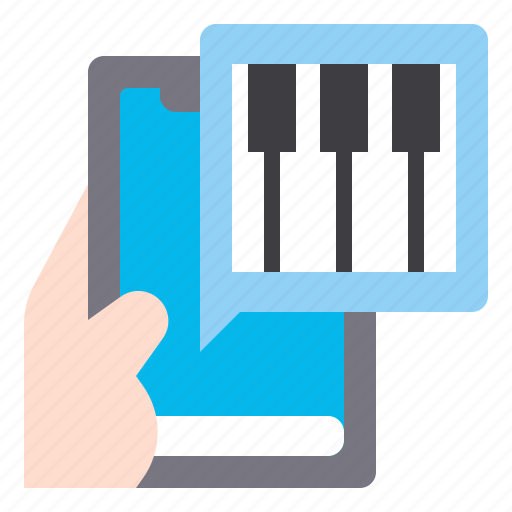 Piano, music, app, smartphone, mobile, technology icon - Download on Iconfinder