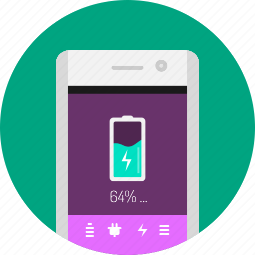 App, application, battery, energy, mobile, phone, power icon - Download on Iconfinder