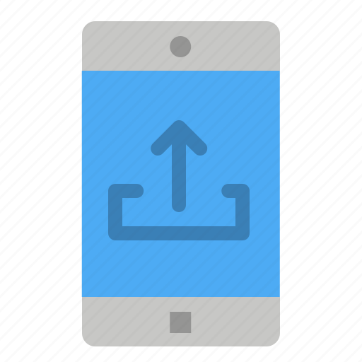 Application, mobile, smartphone, upload icon - Download on Iconfinder