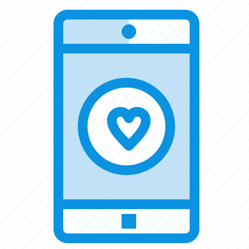 Application, heart, like, mobile icon - Download on Iconfinder