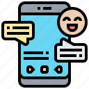 chat, communication, conversation, message, text