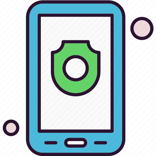 Application, mobile, security, shape, shield icon - Download on Iconfinder