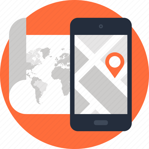 Address, gps, location, map, mobile, navigation, phone icon - Download on Iconfinder