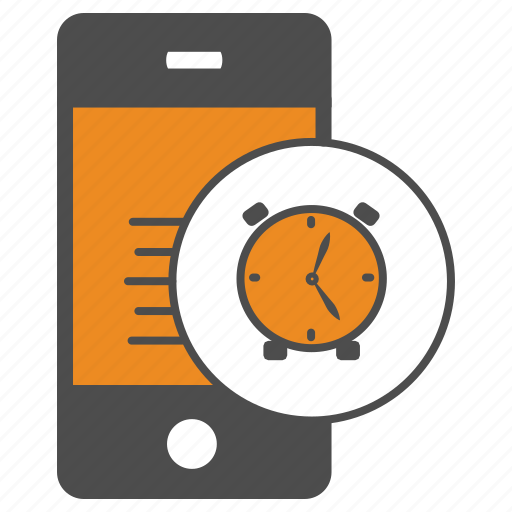 Alarm, clock, iphone, mobile, phone icon - Download on Iconfinder