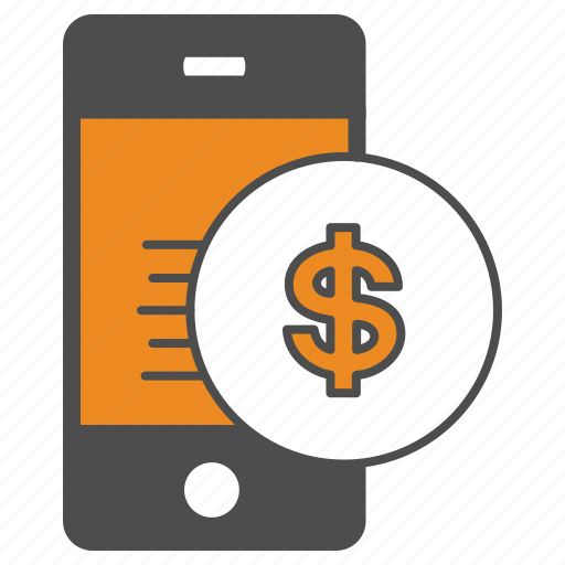 Bill, cash, mobile, money, smartphone icon - Download on Iconfinder