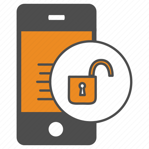 Mobile, secure, security, smartphone, unlock icon - Download on Iconfinder