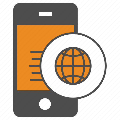 Internet, mobile, smartphone, world icon - Download on Iconfinder