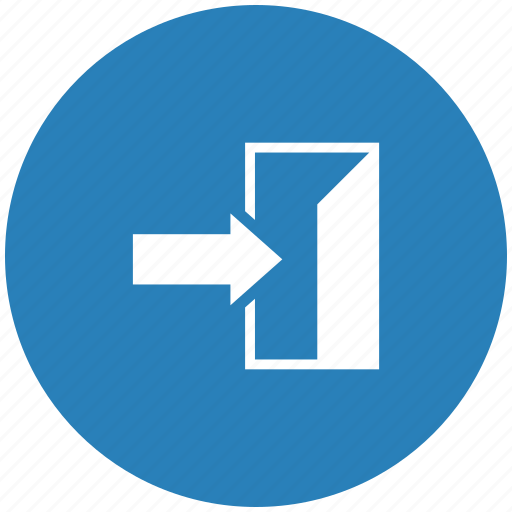 Arrow, door, enter, form, way icon - Download on Iconfinder