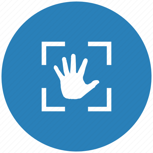 Biometry, form, hand, identity, scan, scanner icon - Download on Iconfinder