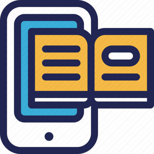 Book, ebook, education, file, online, phone, smartphone icon - Download on Iconfinder