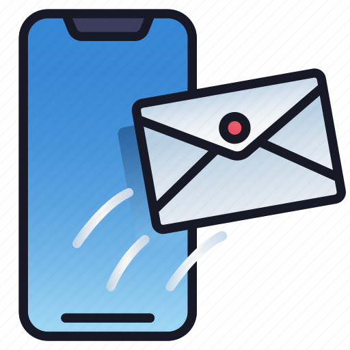 Lineal, mobile, mail, communication, email, business, letter icon - Download on Iconfinder