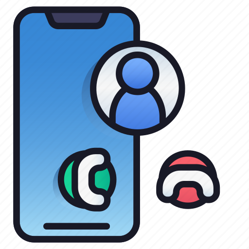 Lineal, mobile, call, communication, cellphone, application icon - Download on Iconfinder