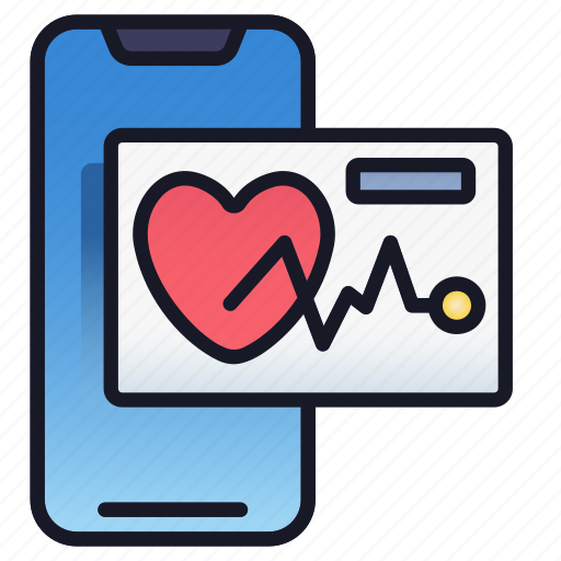 Lineal, fitness, health, lifestyle, application, heart rate icon - Download on Iconfinder