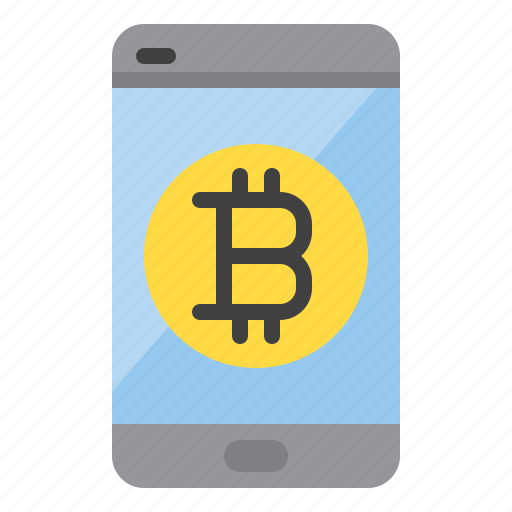 Bitcoin, mobile, computer, money icon - Download on Iconfinder