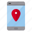 mark, mobile, point, communication, location, map 