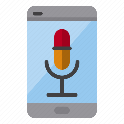 Mic, mobile, record, sound icon - Download on Iconfinder
