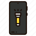 flashlight, ui, torch, smartphone, illumination, light, cell, phone