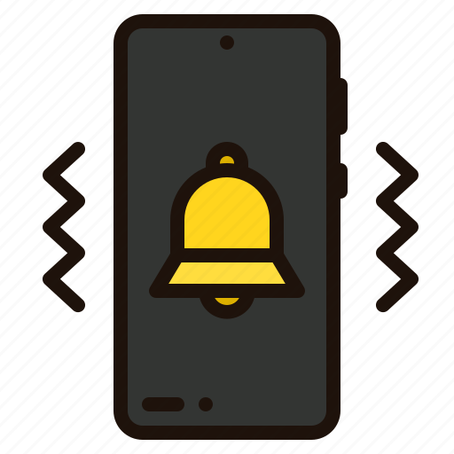 Notification, bell, smartphone, notice, alert, ui, alarm icon - Download on Iconfinder