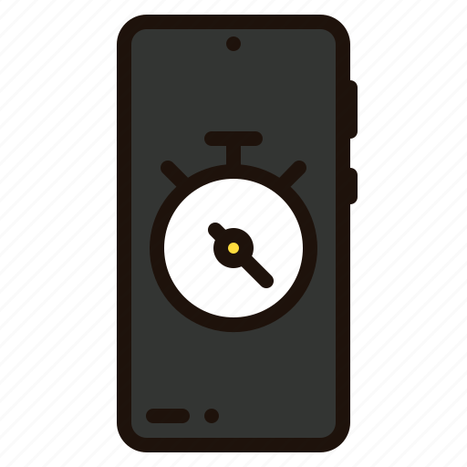 Timer, time, stopwatch, wait, mobile, phone, smartphone icon - Download on Iconfinder