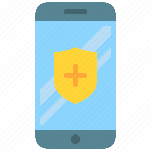 App, mobile, phone, security, shield, smartphone icon - Download on Iconfinder