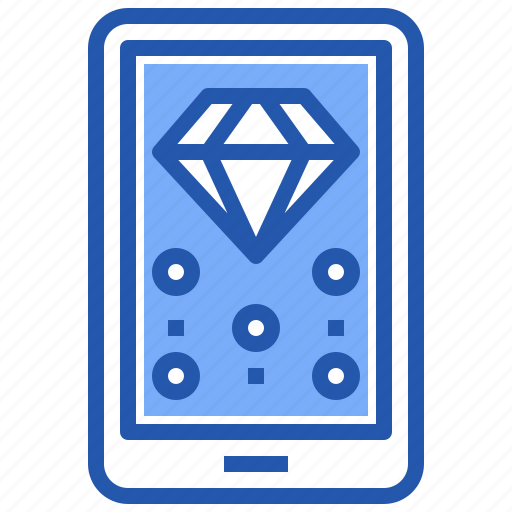 Diamond, game, gaming, joy, online, computer, smartphone icon - Download on Iconfinder